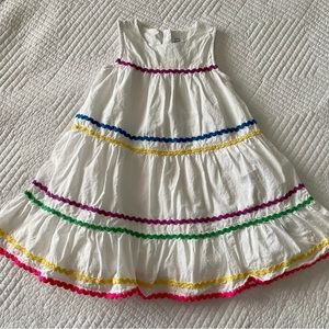Gap Toddler Ric Rac Tiered Dress 4T
